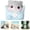 A, variant on Z52LingLing Decoration Miniature Resin Cat Figurine Cute Cartoon Pudding Kitten Desktop Ornament (Type B)