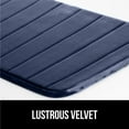 thumbnail image 6 of GORILLA GRIP Bathroom Rug, Soft Absorbent Memory Foam Shower Floor Mat, 36x24 Navy Blue, 6 of 10