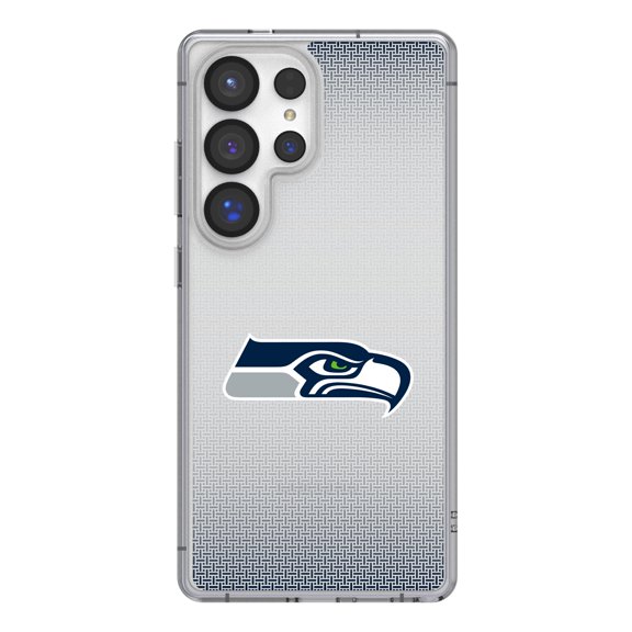 Seattle Seahawks Linen Logo Galaxy Clear Case