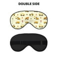 thumbnail image 2 of PAYOHTO Cute Kids Construction Machinery Soft Sleep Mask Comfort Pure Silk Eye Cover for Travel Office Camping, 2 of 7