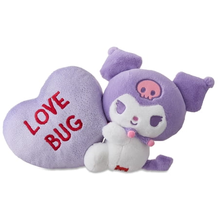 8" Sanrio Kuromi™ Sweethearts Purple Plush Heart
