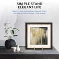 thumbnail image 6 of 4Pcs Plate Stands For Display Plate Holder Display Stand Metal Frame Holder Stand For Picture, Decorative Plate, Book, Photo Easel -Rose Gold -Large, 6 of 6