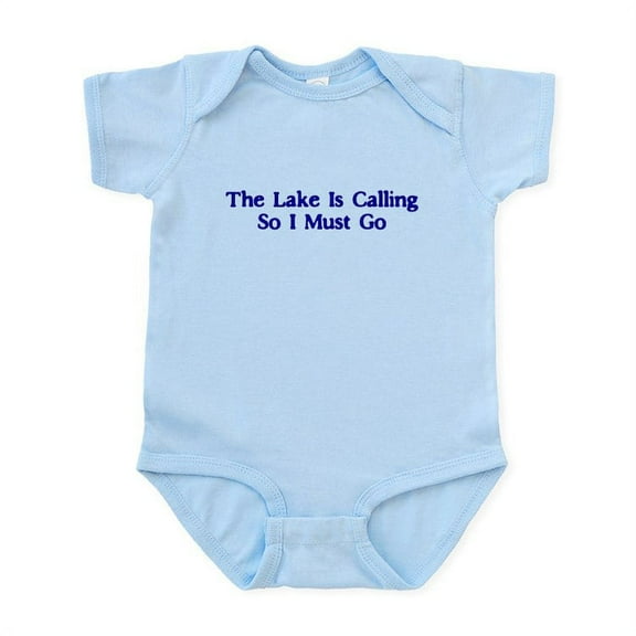CafePress - The Lake Is Calling So I Must Go Infant Bodysuit - Baby Light Bodysuit, Size Newborn - 24 Months