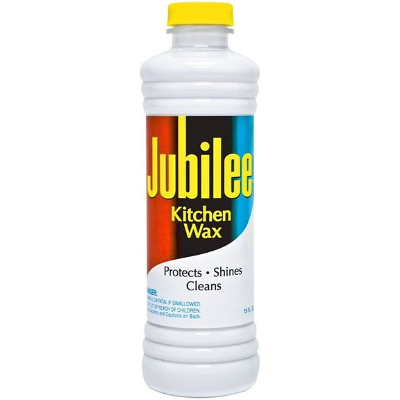 Jubilee Kitchen Cleaning Wax - For Appliances, Surfaces & Bathroom 15 oz (Pack of 2)