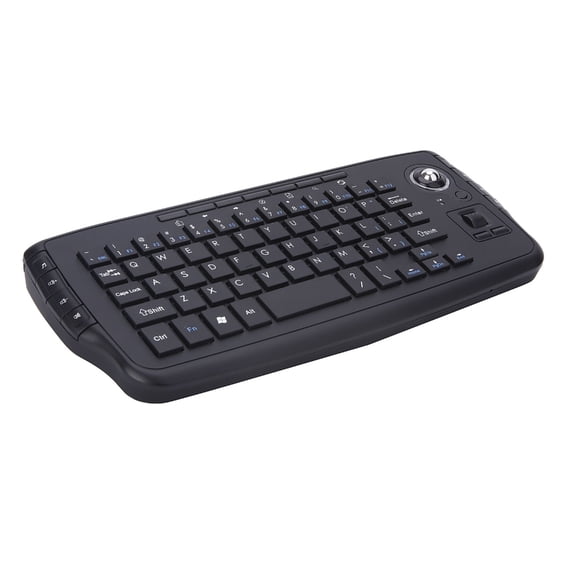 2.4Ghz Keyboard with Trackball Mouse Function Backlit for Conference Rooms and Media Centers