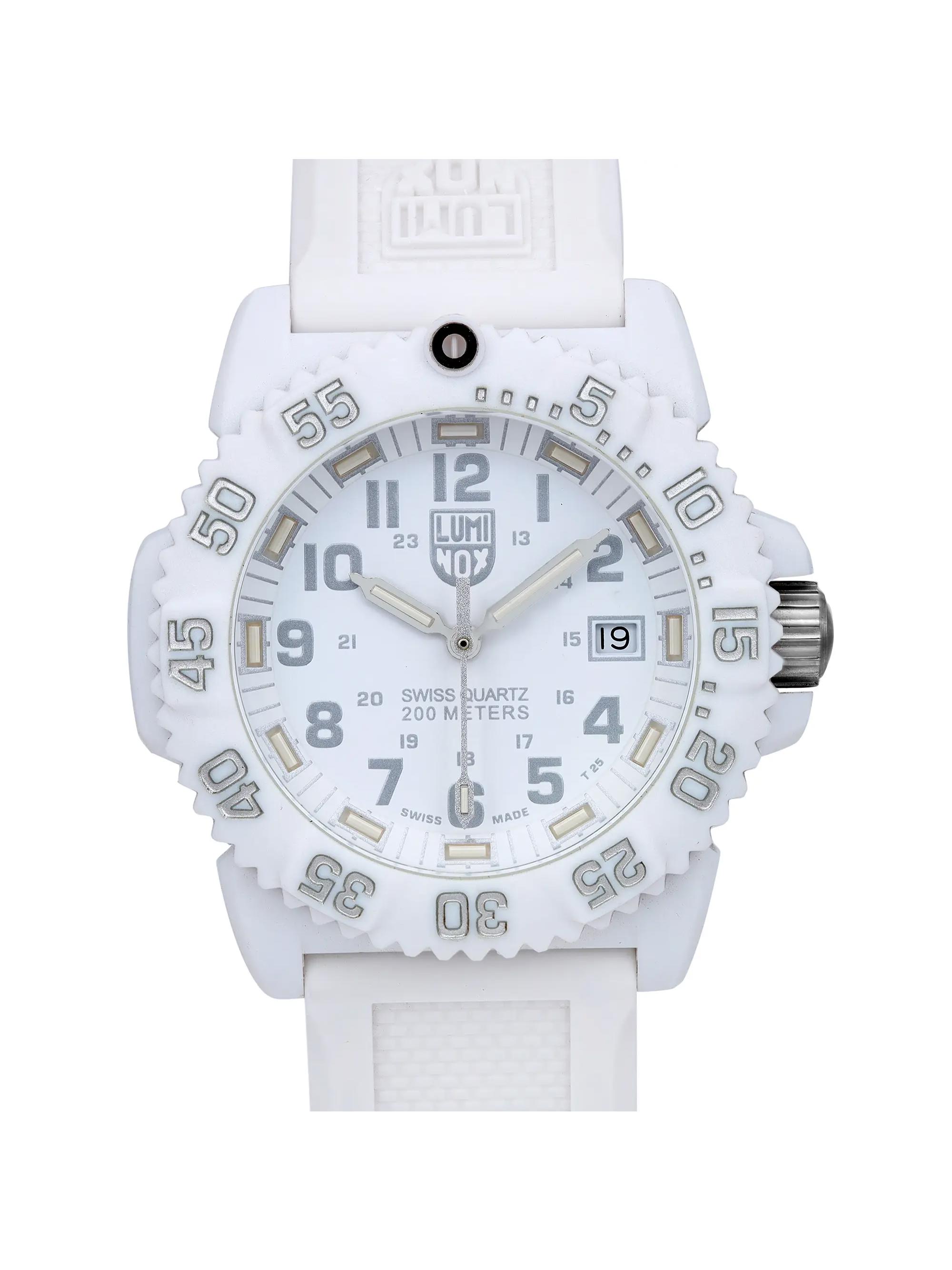 New Luminox Sea Navy Seal Colormark 38mm Fiberglass White  display picture 3