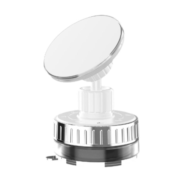 Soporte magnético para teléfono, práctico soporte multifuncional de escritorio para teléfono móvil giratorio Blanco