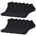 thumbnail image 3 of Fewfanhot Unisex Ankle Socks 100% Cotton Mesh Breathable Casual Athletic Short Socks for Daily Wear, 6 Pairs, 3 of 6