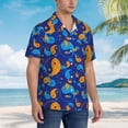 thumbnail image 3 of Sigee Colorful Yin Yang for Men’s Casual Beach Summer Shirts Funky Hawaiian Shirt for Men Hawaiian Shirts,XX-Large, 3 of 7