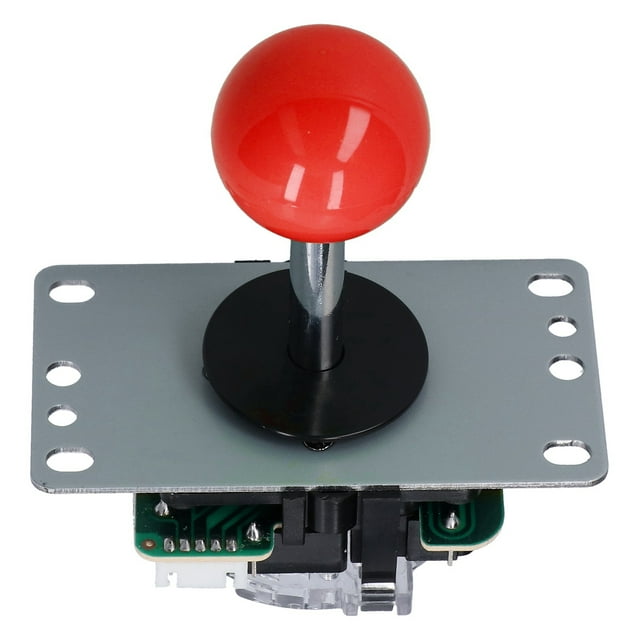 Joystick DIY Kit, Delay Easy To Install Game DIY Kit Parts Wide Application for MAME for Fight Stick for PC Game Green,Blue,Red,White,Yellow,Black,Mixed Color