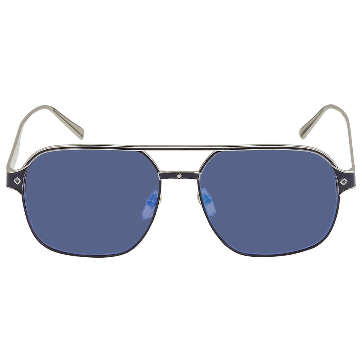 MCM All-over Logo Visetos Square Aviator Sunglasses Horizon Sunnies – Square Aviator Metal Frame | Modern  main image 3