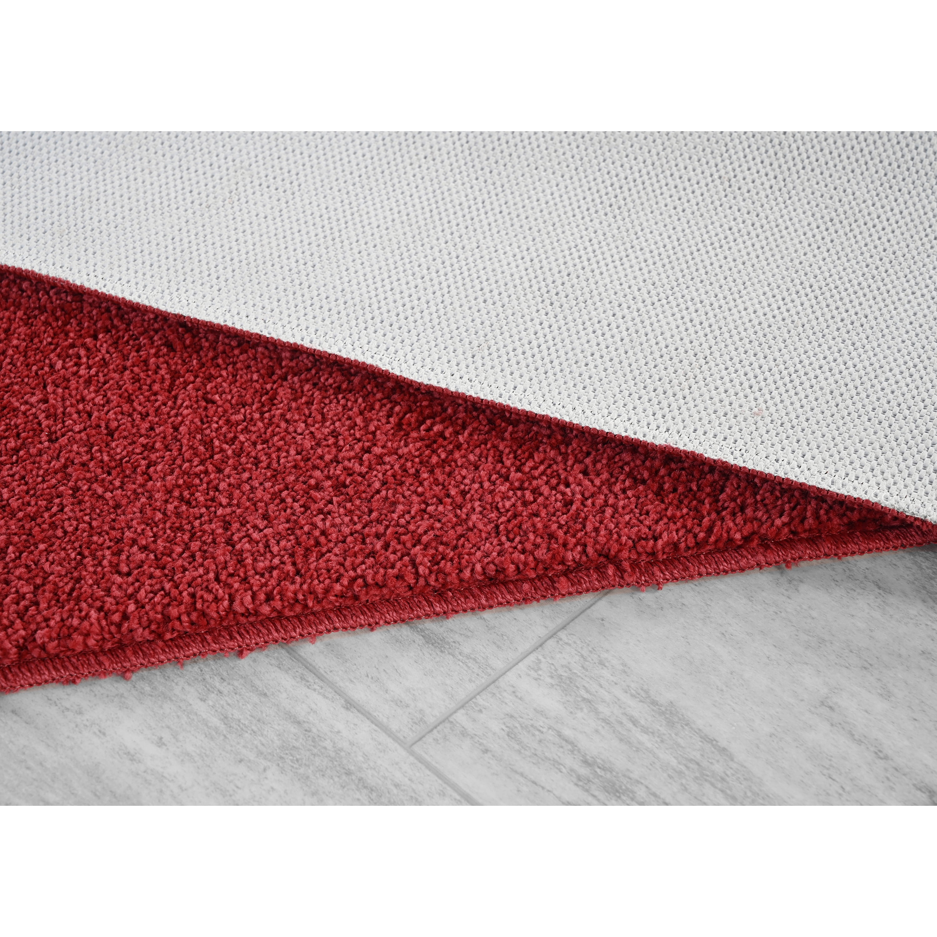 Garland Rug Sedona Washable Bath Rug Set, 3 Piece Set (2 Bath Rugs, & Contour Rug) Classic Red