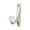Silver, variant on Wall Hooks for Hanging Coats,Double Hole Design,Hat Organizers,Heavy-Duty Wall Mount Hangers,3.38x1.85 inch Wall Mounted Hooks for Kitchens,Bathrooms,Shower,Closet,Bags,Keys (Coffee)