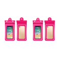thumbnail image 3 of Toystoory PVC Phone Waterproof Bag 3-layer Sealed Pool Replacement Park Water Outdoor Accessories Seaside Pouch Swimming rojo 2piezas, 3 of 6