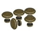 thumbnail image 1 of 5x Perillas para Gabinetes Perillas para Cajones 27 Mm de Diámetro. Pomos de Puerta de Cocina, Tornillo Incluido Bronce, 1 of 9