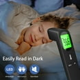 thumbnail image 5 of ZOUYUE No-Touch Thermometer for Adults and Kids,FSA/HSA Eligible,Fast Accurate Digital Thermometer with Fever Alarm & Silent Mode,Easy-to-use for Babies,Kids,& Elderly, 5 of 6