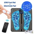 thumbnail image 4 of Estimulador de pies masajeador de pies para aliviar el dolor mejorar y facilitar el rendimiento muscular Estimulador de pies EMS, negro, 4 of 5