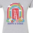 thumbnail image 3 of Coca-Cola - Have A Coke Rainbow - Juniors Fitted Graphic T-Shirt, 3 of 5