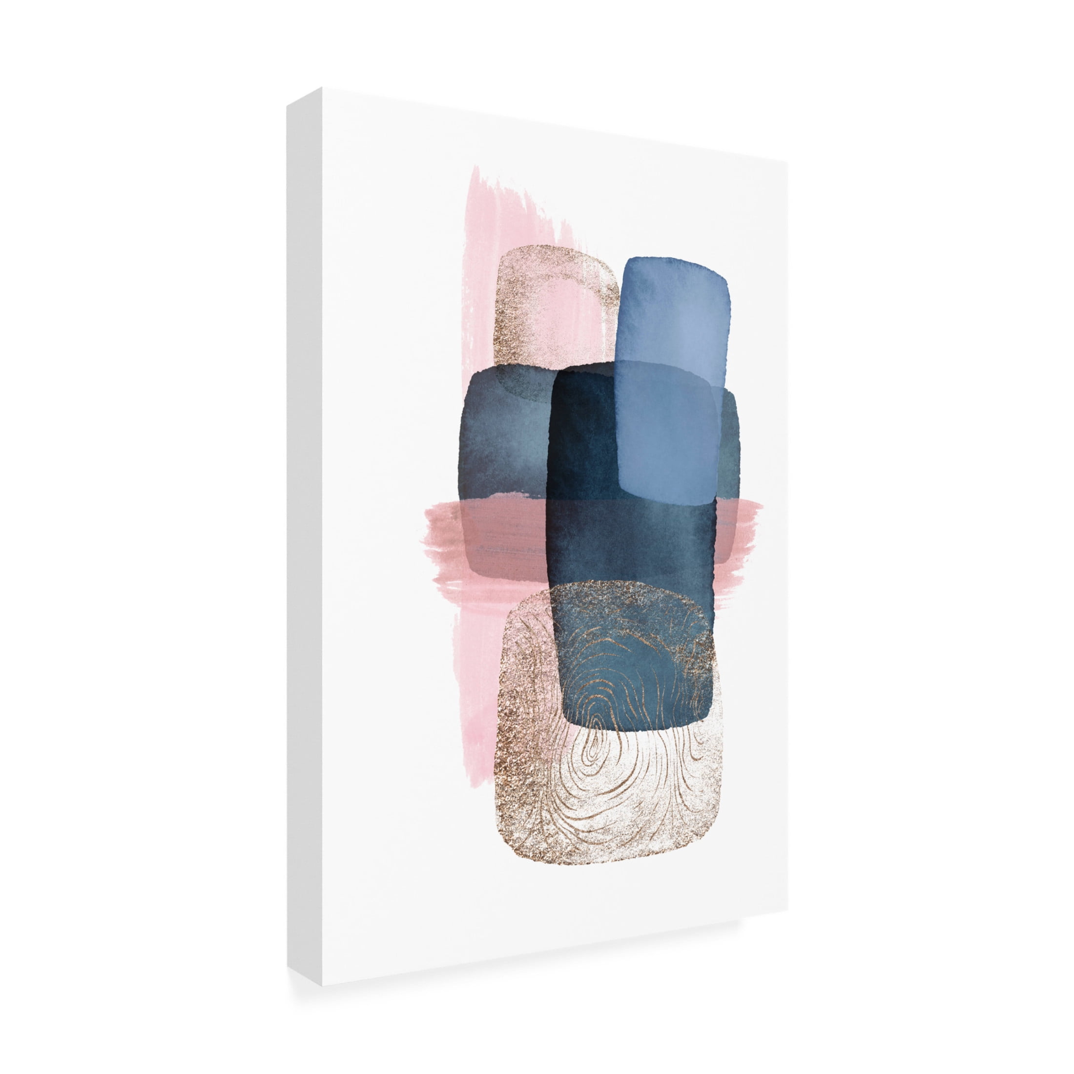 Trademark Fine Art Sally Ann Moss Monday blues 2 Canvas Wall Art