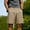 (Casual 64)Khaki, variant on Mens Big & Tall Shorts Summer Breeches Fashion Casual Thin Loose Drawstring Convenient Large Pocket Sports Outdoor Hiking Short Pants Plus Size
