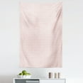 thumbnail image 1 of Geometric Tapestry, Pastel Squares with Polka Dots Geometrical Symmetrical Checked Tile Pattern, Fabric Wall Hanging Decor for Bedroom Living Room Dorm, 5 Sizes, Pale Pink White, by Ambesonne, 1 of 1