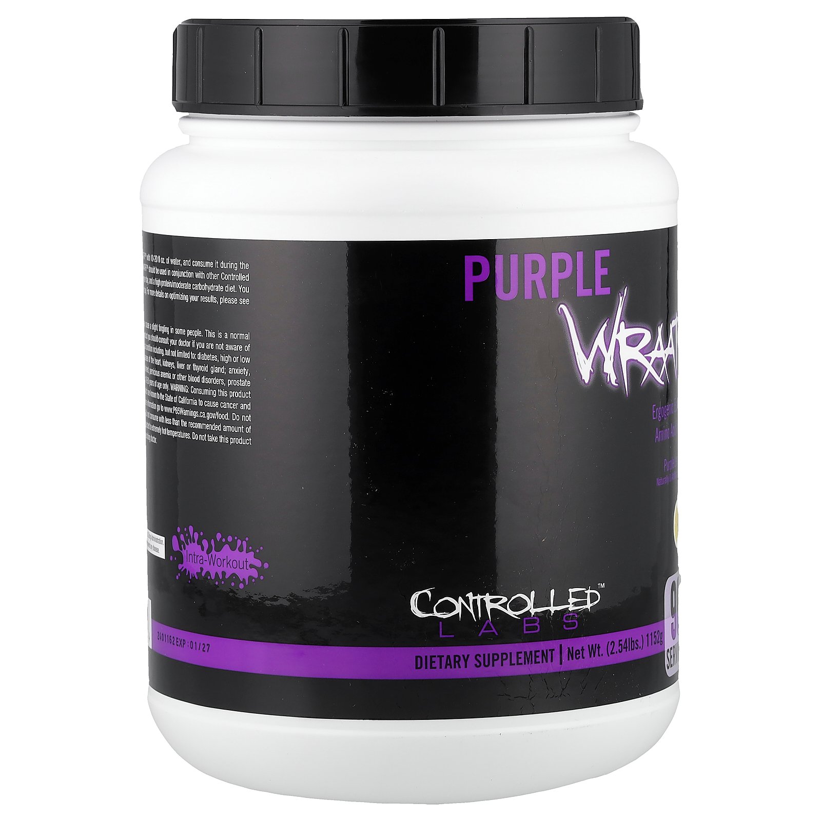 Controlled Labs Purple Wraath, Purple Lemonade, 2.54 lbs (1152 g)