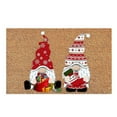thumbnail image 1 of Felpudo De Bienvenida Navideño ANGGREK para Puerta tapete Antiincrustante de Gnomo Enano, 1 of 7