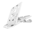 thumbnail image 3 of Xingzhi Support Réglable pour Ordinateur Portable, Support Portable en Plastique Antidérapant, Support de Refroidissement avec Support pour Téléphone, Blanc, 3 of 8
