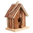 thumbnail image 4 of 1PC Outdoor Birdcage Wood Bird Cage Double Slanted Design Bird Nest Ornament, 4 of 8