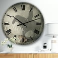 thumbnail image 2 of DesignArt Horloge Murale Grande Believe Shadow II, 2 of 2