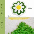thumbnail image 3 of Flower Bath Mat, Irregular Rug, Cute Pink Bathroom Rugs, Microfiber Bath Mat, Machine Washable Soft Absorbent , 23.6x23.6 in, 3 of 4