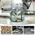 thumbnail image 6 of Yayeee Ashtray with Lid for Cigarette Smokeless Stainless Steel Home Ash Holder, Mounatin at Dawn, 6 of 7