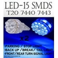 thumbnail image 2 of ICBEAMER 2 pcs Super Blue 15 Led Bulbs For T20 7440 7441 Fast Shipping, 2 of 8
