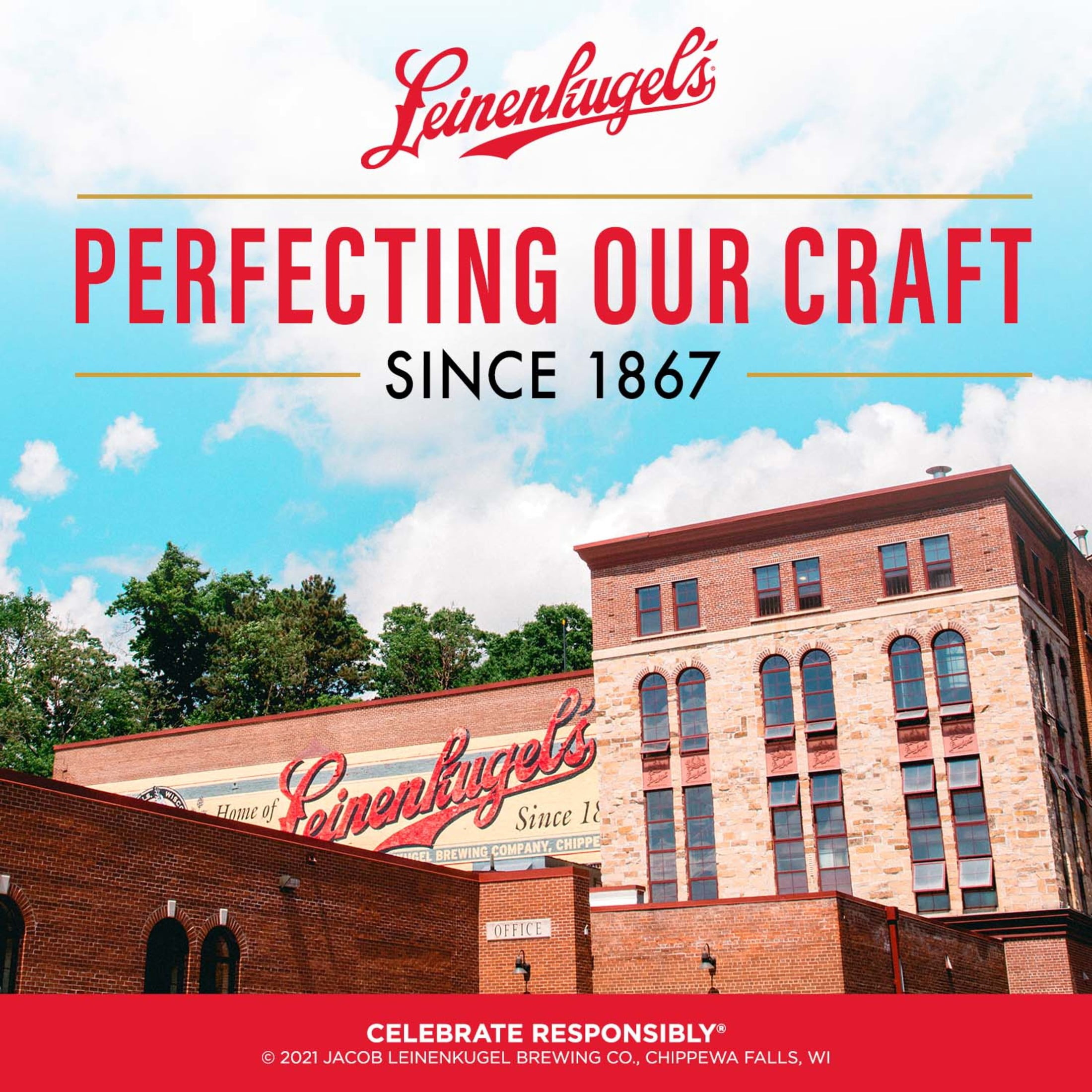 Leinenkugel's Juicy Peach Beer, 12 Pack, 12 fl oz Aluminum Cans, 4.4% ABV