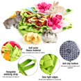 thumbnail image 2 of Juego de alimentación interactivo Foraging Mat Rabbit Pink Felt, 2 of 6