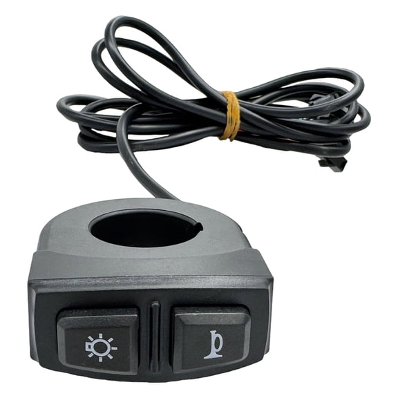 2 In 1 Electric Bike Switches For Light And Horn Waterproof Bike Headlight and Horn Switches With Easy Installation