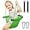 Green, variant on Tree Swing for Kids, Adjustable Toddler Rope Swing Seat with Snap Hooks and Straps, 440 lbs Capacity, Swingset Accessories for Indoor Porch Doorway Outdoor Playground Backyard (Green)