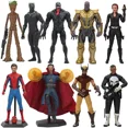 thumbnail image 2 of Marvel Los Vengadores Iron Man Mk46 Groot Spider Man Venom Doctor Strange Thor 1/6 Figura de PVC Modelo Coleccionable Adornos Juguetes Regalos, 2 of 5