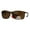 tortoise brown, variant on Antiglare Polarized Lens Mens Rectangular Mod Warp Plastic Sunglasses All Black