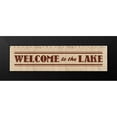 thumbnail image 2 of Grey, Jace 18x8 Black Modern Framed Museum Art Print Titled - Welcome to the Lake, 2 of 5