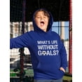 thumbnail image 6 of Tstars Kids' Soccer Hoodie - Perfect Gift for Soccer Lovers - Unisex Sports Apparel - L, Blue, 6 of 8