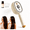 Beige 1PC, variant on 3-in-1 Electric Spray Massage and Self-Cleaning Comb with Oil Measuring Cup, Red Light Brush for Frizzy Hair