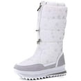 thumbnail image 1 of ZECATL Bottes d'Hiver Imperméables pour Femmes, Doublées de Fourrure, Bottes de Neige Givrées, 1 of 7