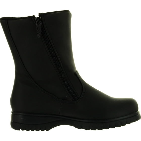 totes womens sophia waterproof winter boots flat heel