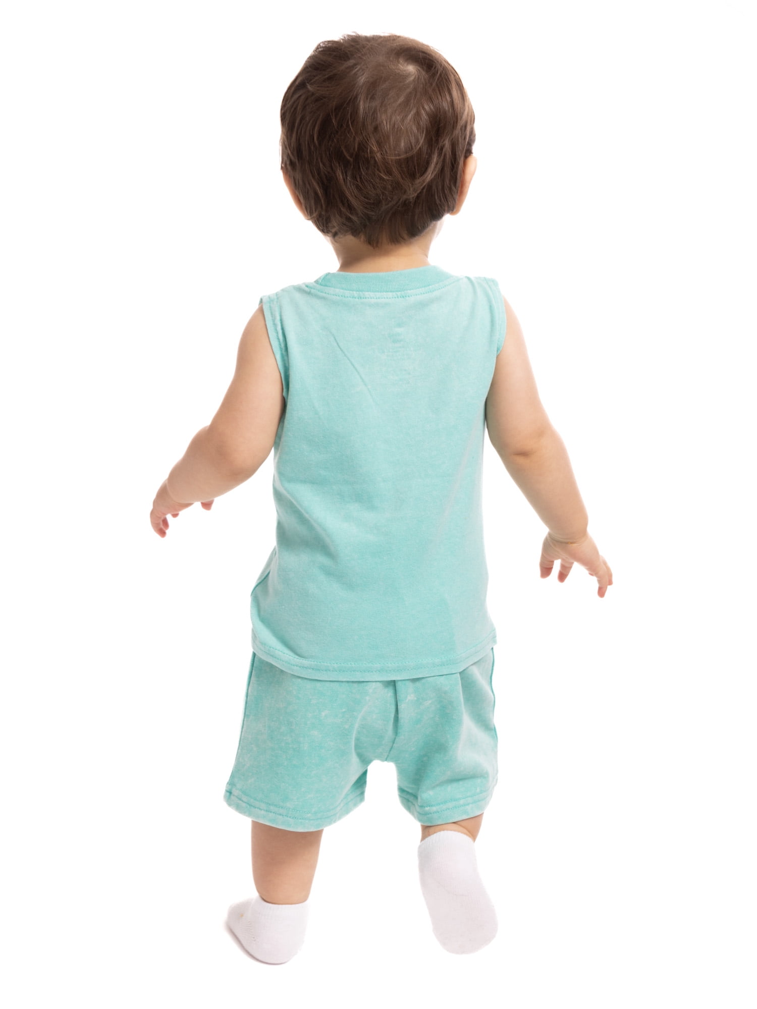 Winnie the Pooh Baby Boys Sleeveless Graphic Tank Top and Shorts Set, 2-Piece, Sizes 0/3M-24M