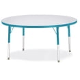 thumbnail image 2 of Elementary Height Color Edge Round Table, 2 of 2