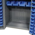 thumbnail image 7 of Global Industrial Bin Cabinet with 136 Blue Bins, 38x24x72. Assembled, 7 of 7