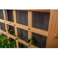 thumbnail image 3 of Vita 38"L x 19"W x 47"H Rosewood Cedar Planter with Trellis, Golden Brown, VT17735, 3 of 9