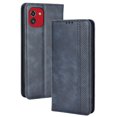 thumbnail image 1 of Compatible with Samsung Galaxy A03 Case Magnetic Closure Vintage Pattern PU Leather Wallet Cover with Card Slots-Blue, 1 of 5