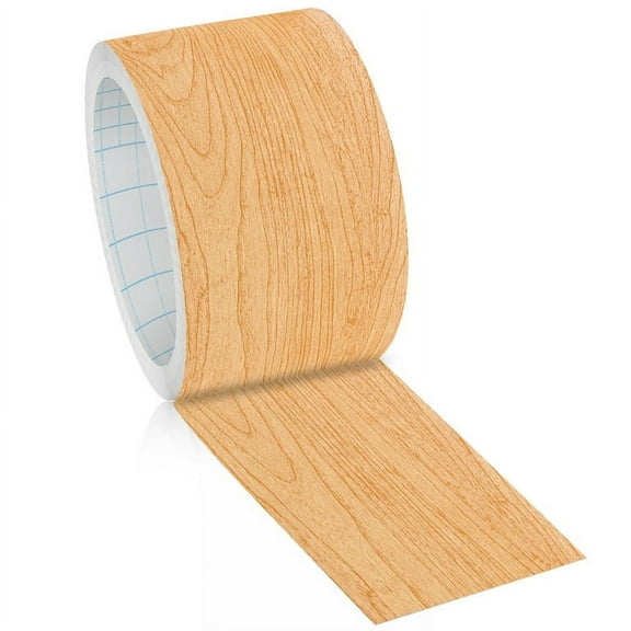 GSCIT Club Wood Grain Repair Tape, 2.4 inch X 25ft Self Adhesive Maple Grain Repair Patch for Tables, Chairs, Baseboards, Doors, Windows, Floors, Handicraft DIY.